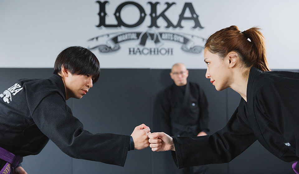 柔術スパーリング